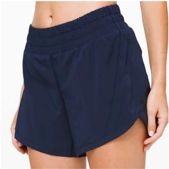 lululemon athletica Pants - LULULEMON Women's Track That 3" High-Rise Lined Running Short 8 NAVY